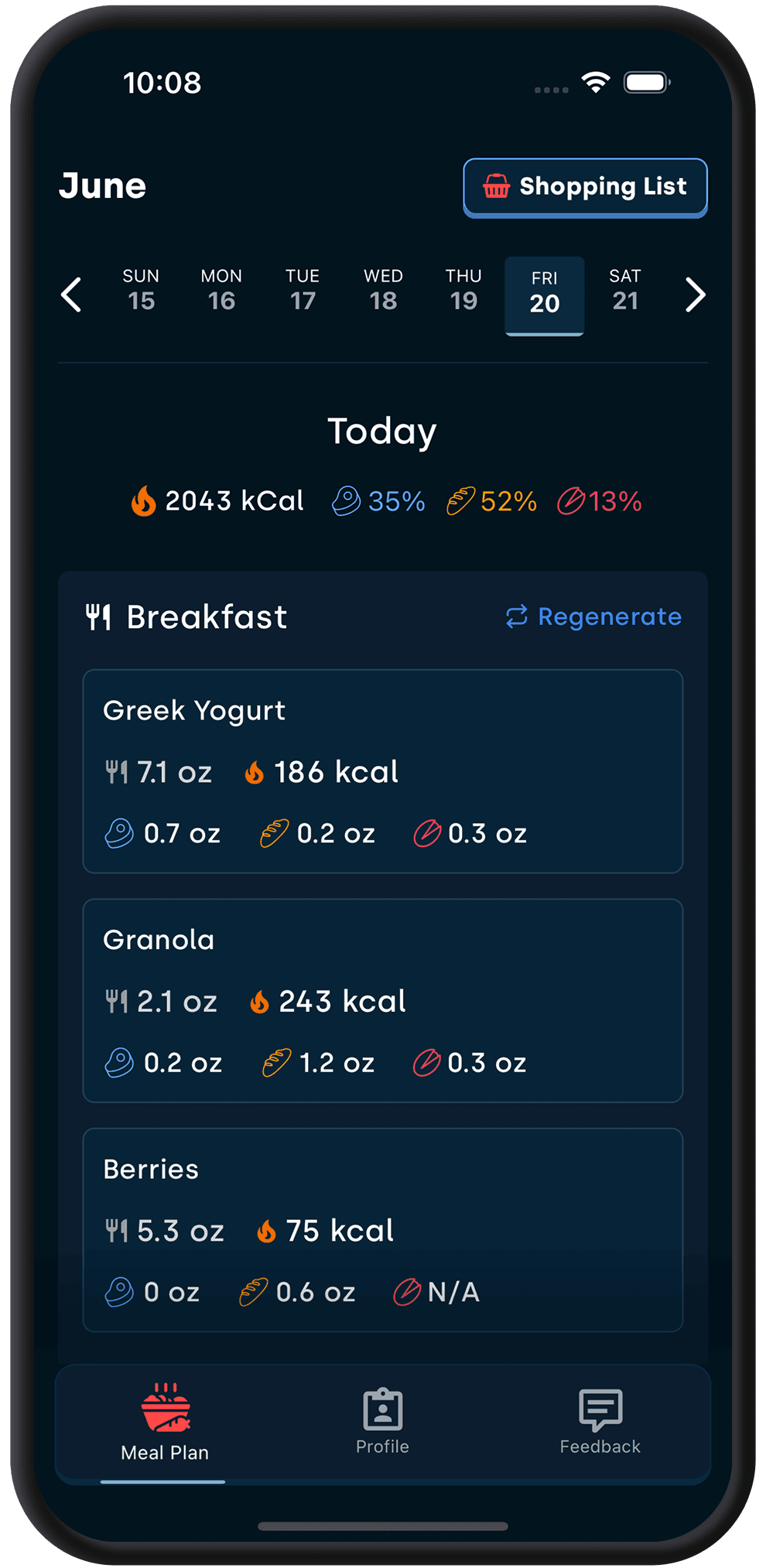 Preview IQMeals
